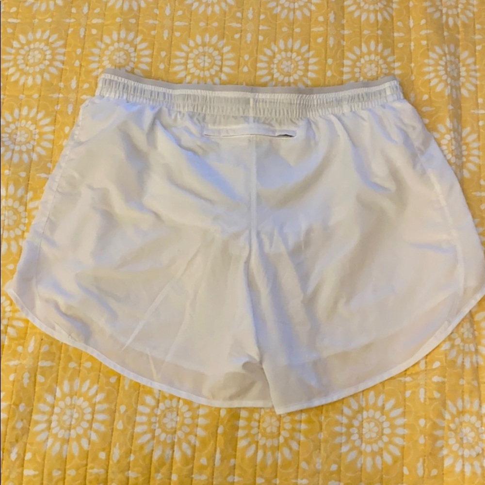 White Nike Running Shorts - Picture 2 of 3